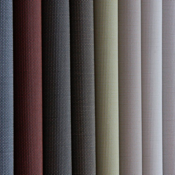 Gran variedad de colores de telas roller