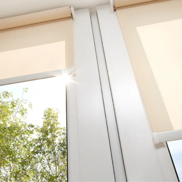 Tela Screen beige con apertura 5%